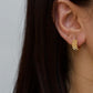 Mini Checkered Hoops