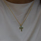 Basil Cross Necklace