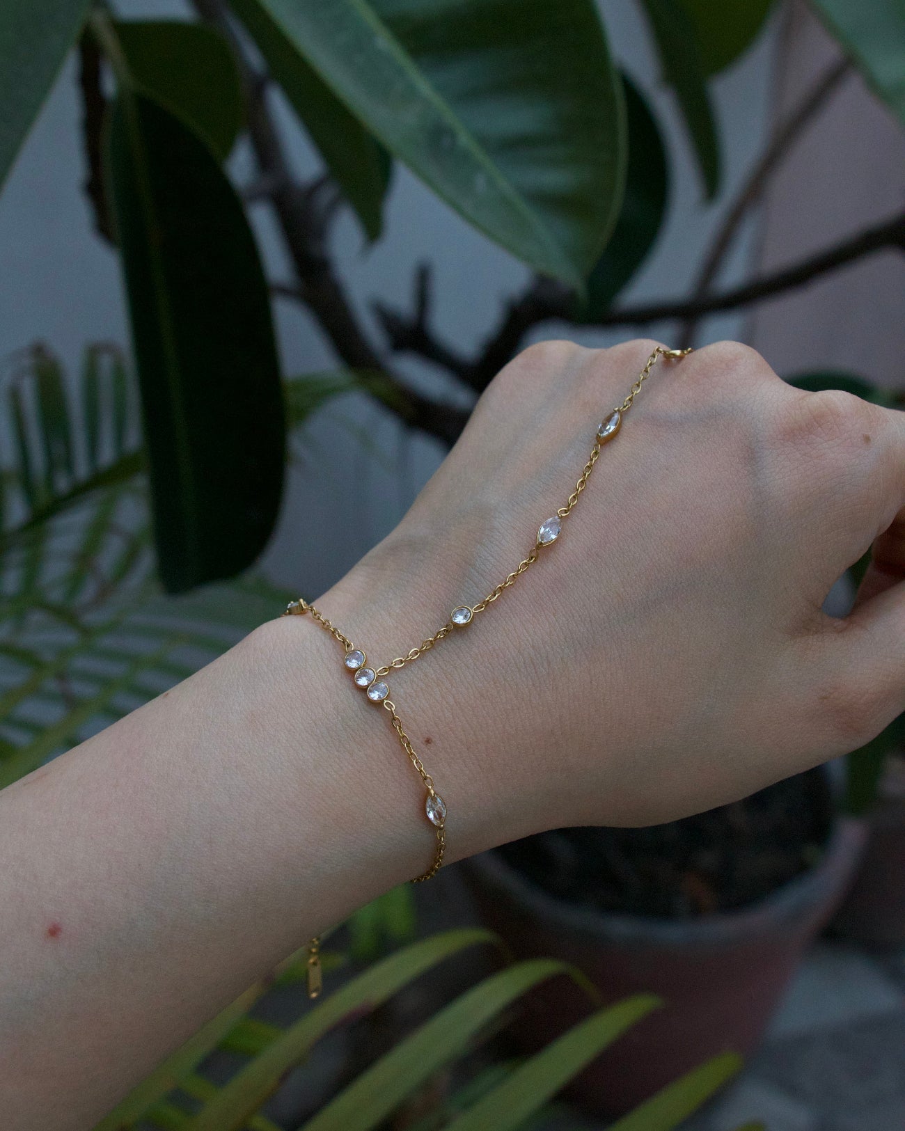 Celeste Hand Chain Bracelet