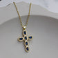 Midnight Cross Necklace