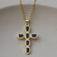 Midnight Cross Necklace