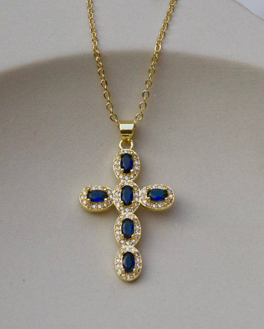 Midnight Cross Necklace