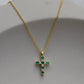 Basil Cross Necklace