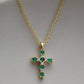 Basil Cross Necklace