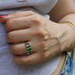 Sage Prism Ring