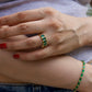Sage Prism Ring