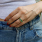 Sage Prism Ring