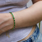 Sage Tennis Slider Bracelet