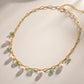 Pearl And Stone Necklace