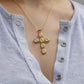 Bloom Cross Necklace