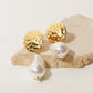 Moon Pearl Earrings