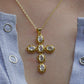 Bloom Cross Necklace