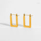 Arched Hoop Earrings