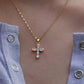 Lustre Cross Necklace