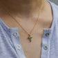 Basil Cross Necklace
