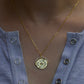 Moonlit Evil Eye Necklace