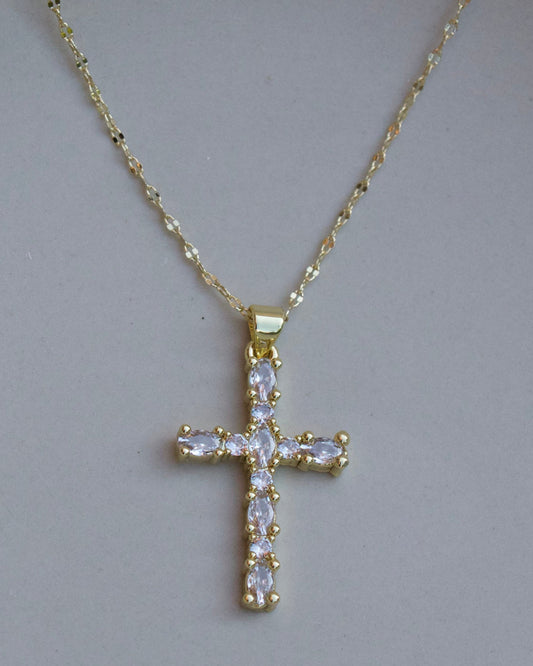 Heaven's Light Cross Necklace