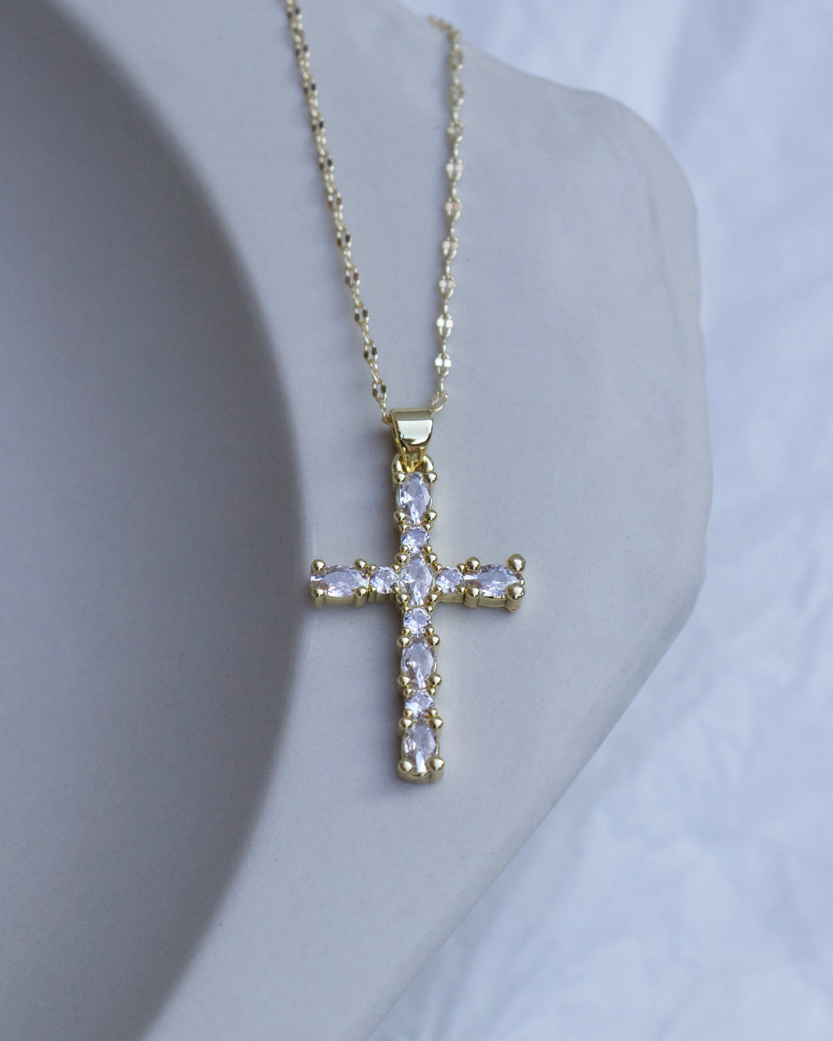 Heaven's Light Cross Necklace