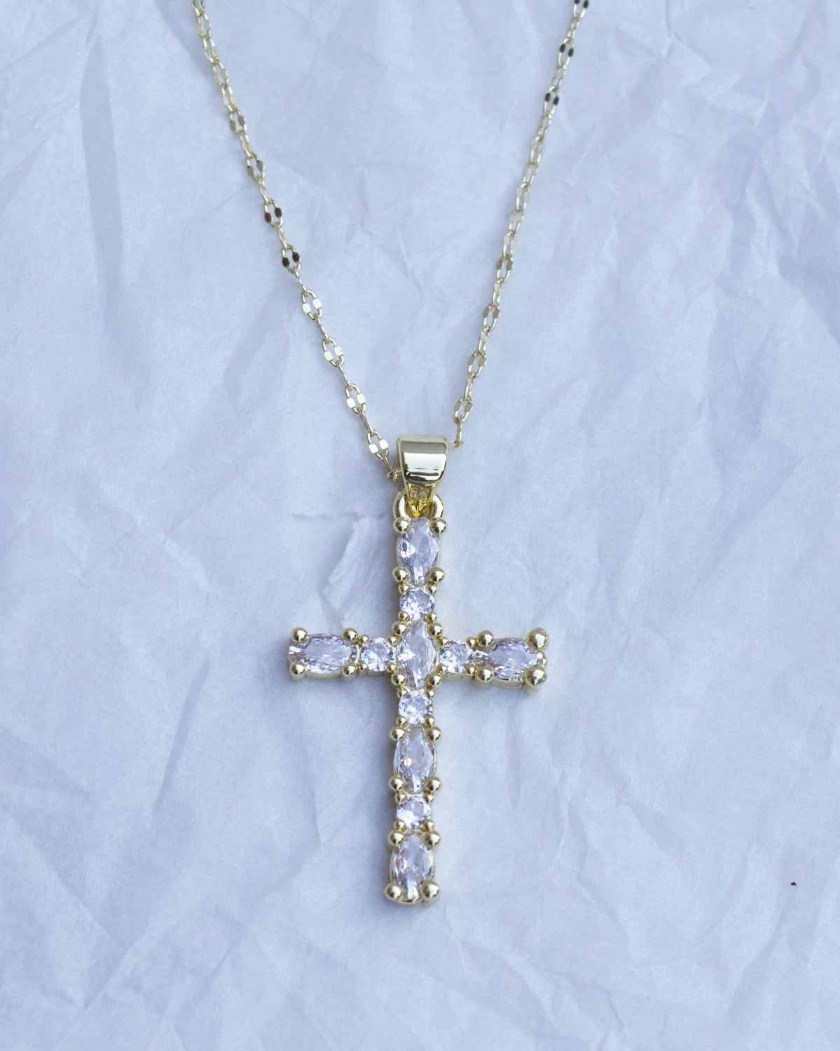 Heaven's Light Cross Necklace
