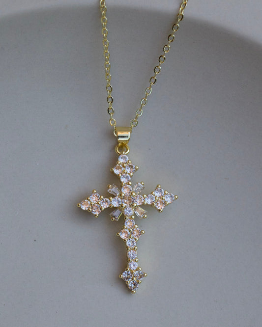 Rosalie Cross Necklace