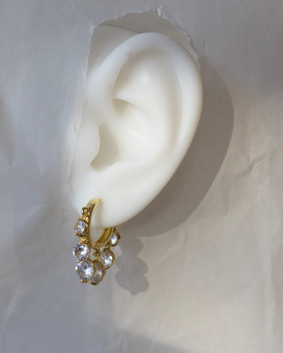 Opulence Crystal Hoops
