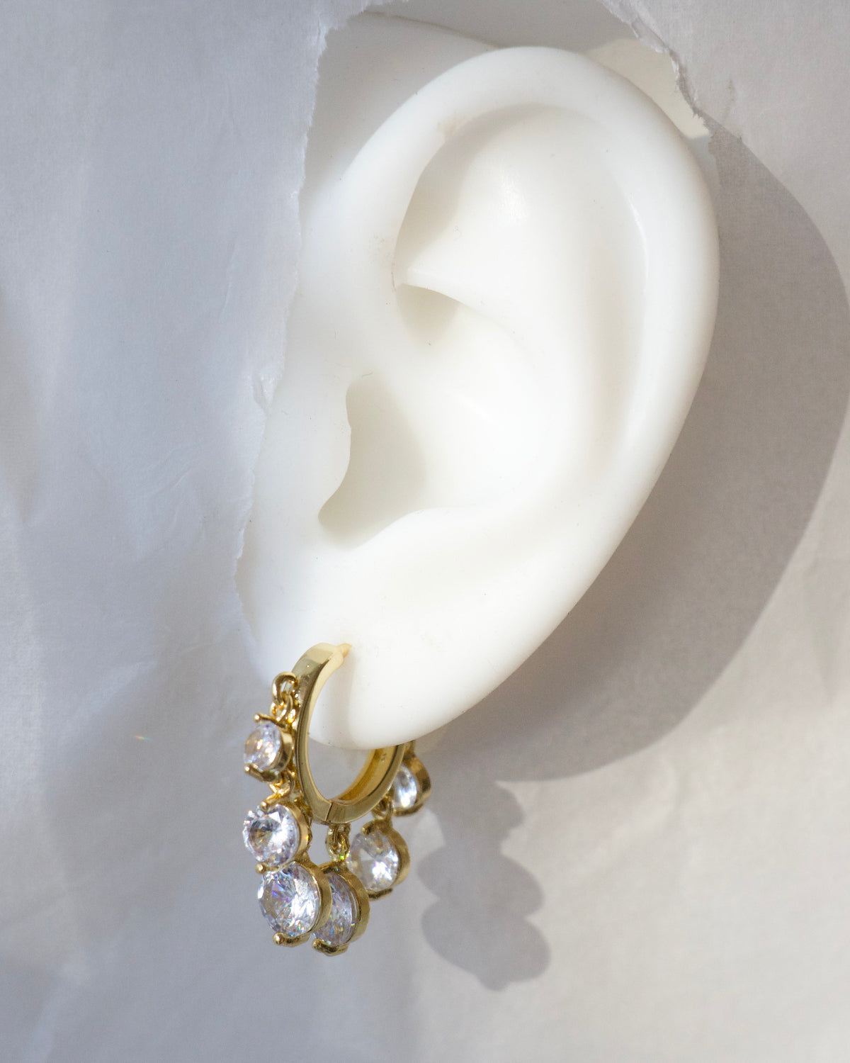 Opulence Crystal Hoops