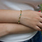 Emerald Link Bracelet
