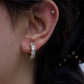 Crystal Glow Hoops