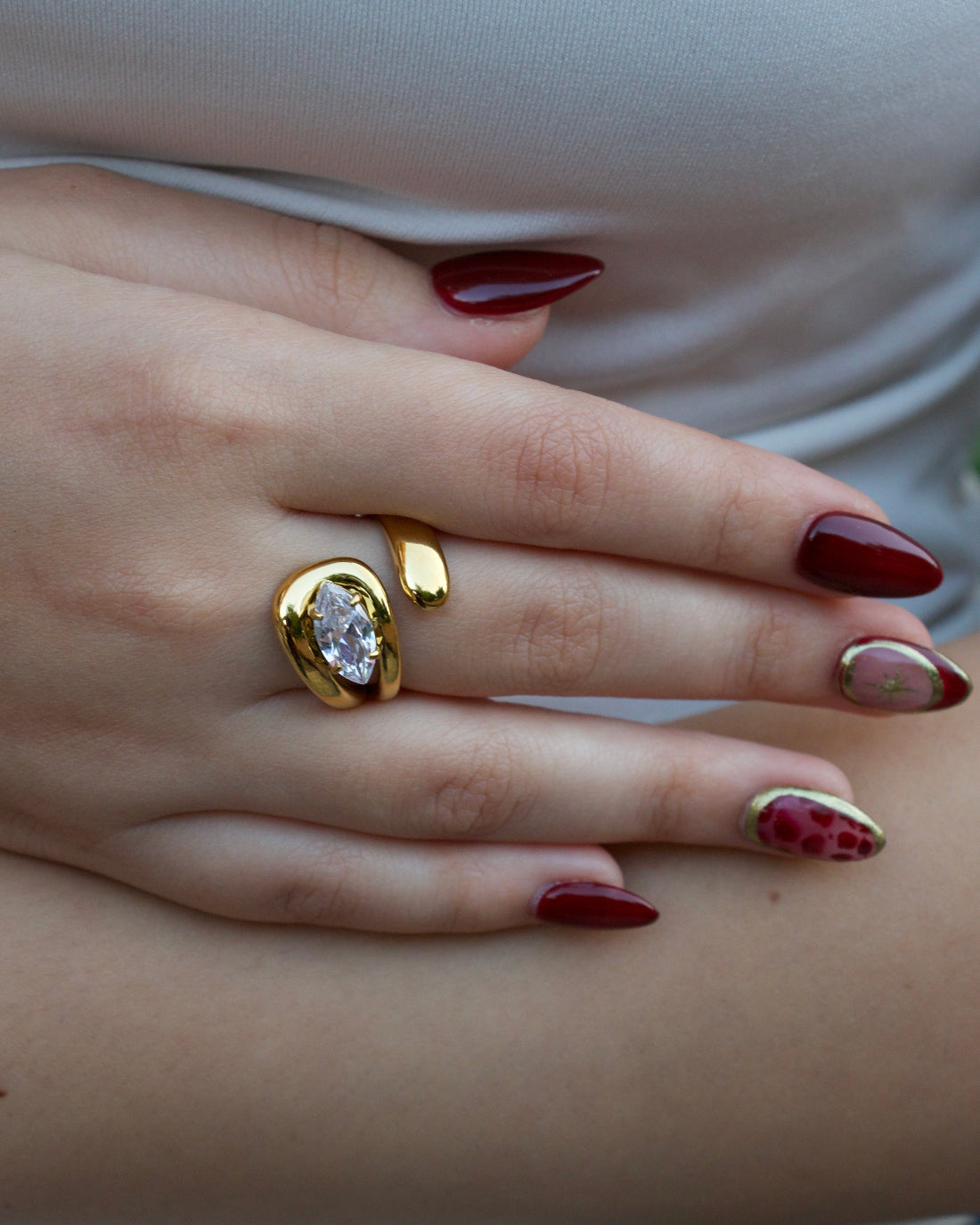 Moonleaf Ring