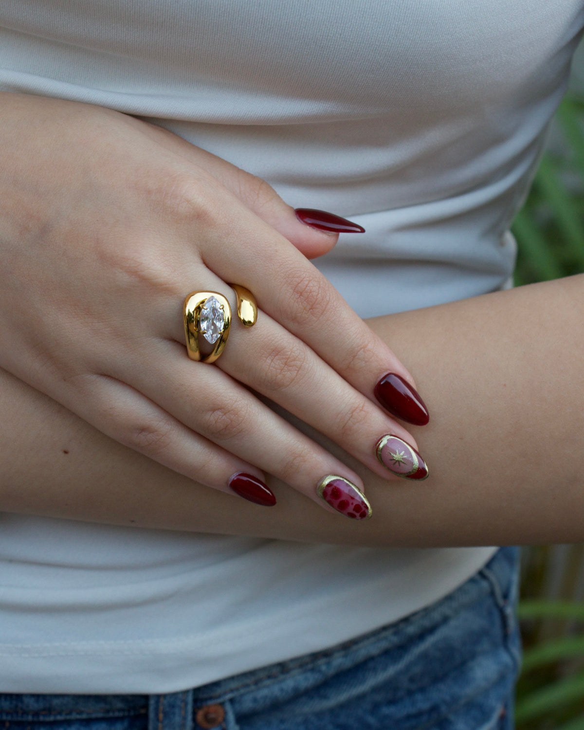 Moonleaf Ring