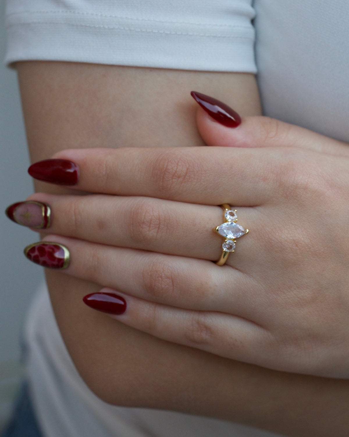 Frost Leaf Ring