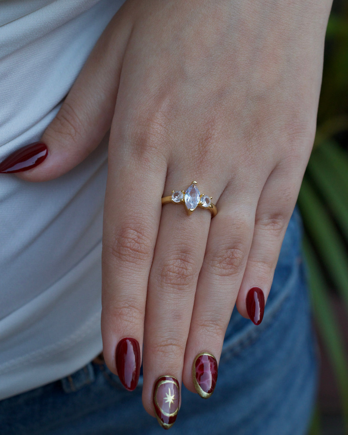 Frost Leaf Ring