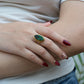 African Turquoise Stone Ring