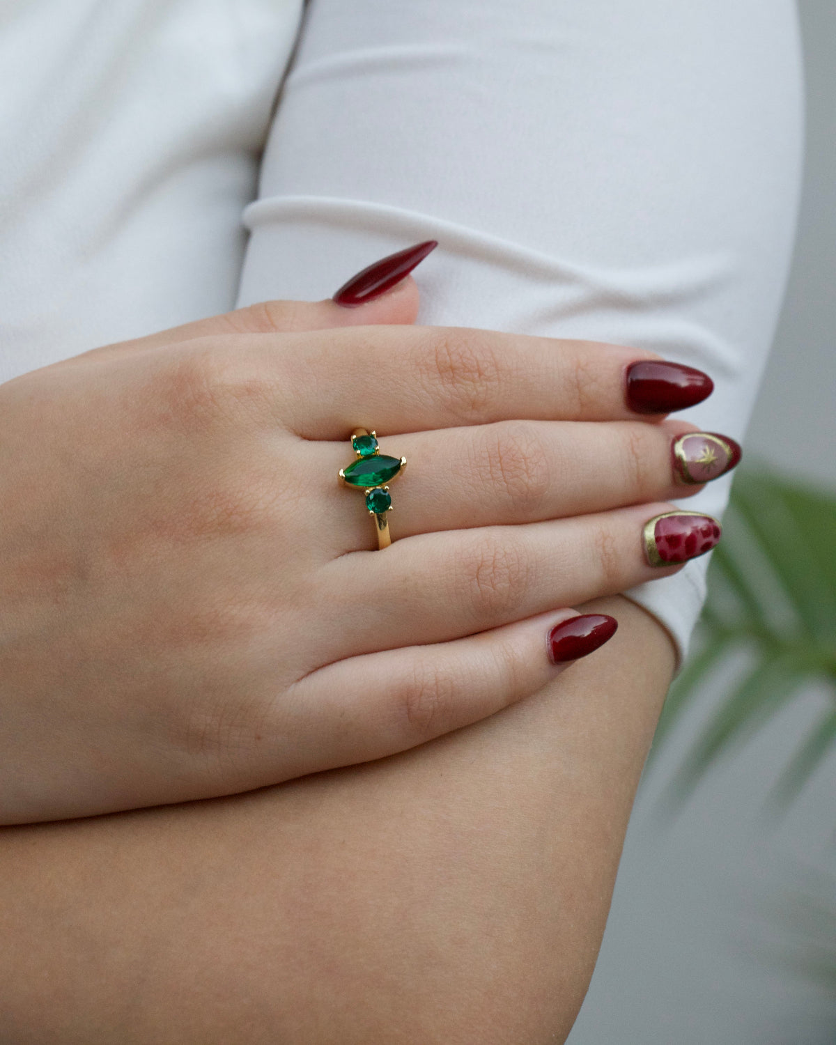 Forest Leaf Ring