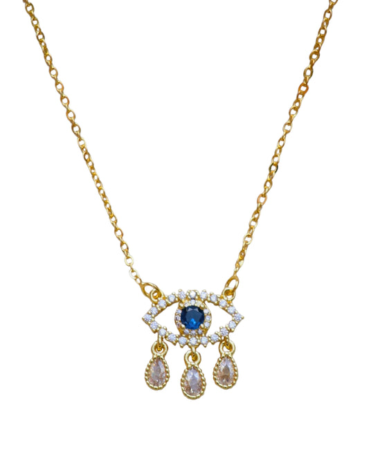 Guardian Tears Evil Eye Necklace