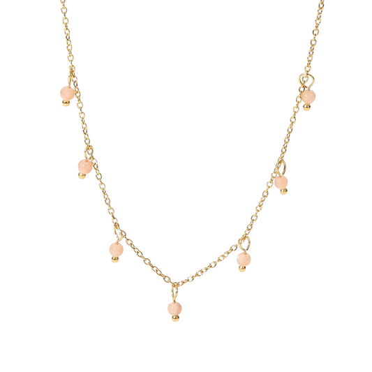 Pink Tassels Necklace
