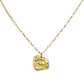 Textured Evil Eye Necklace