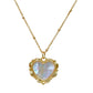 Cosmic Heart Shell Necklace