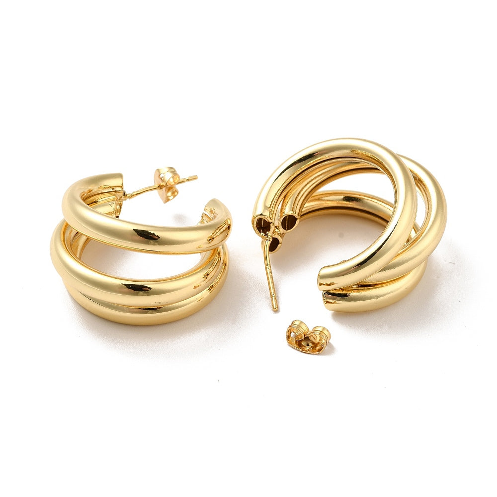 Tri-Hoop Earrings