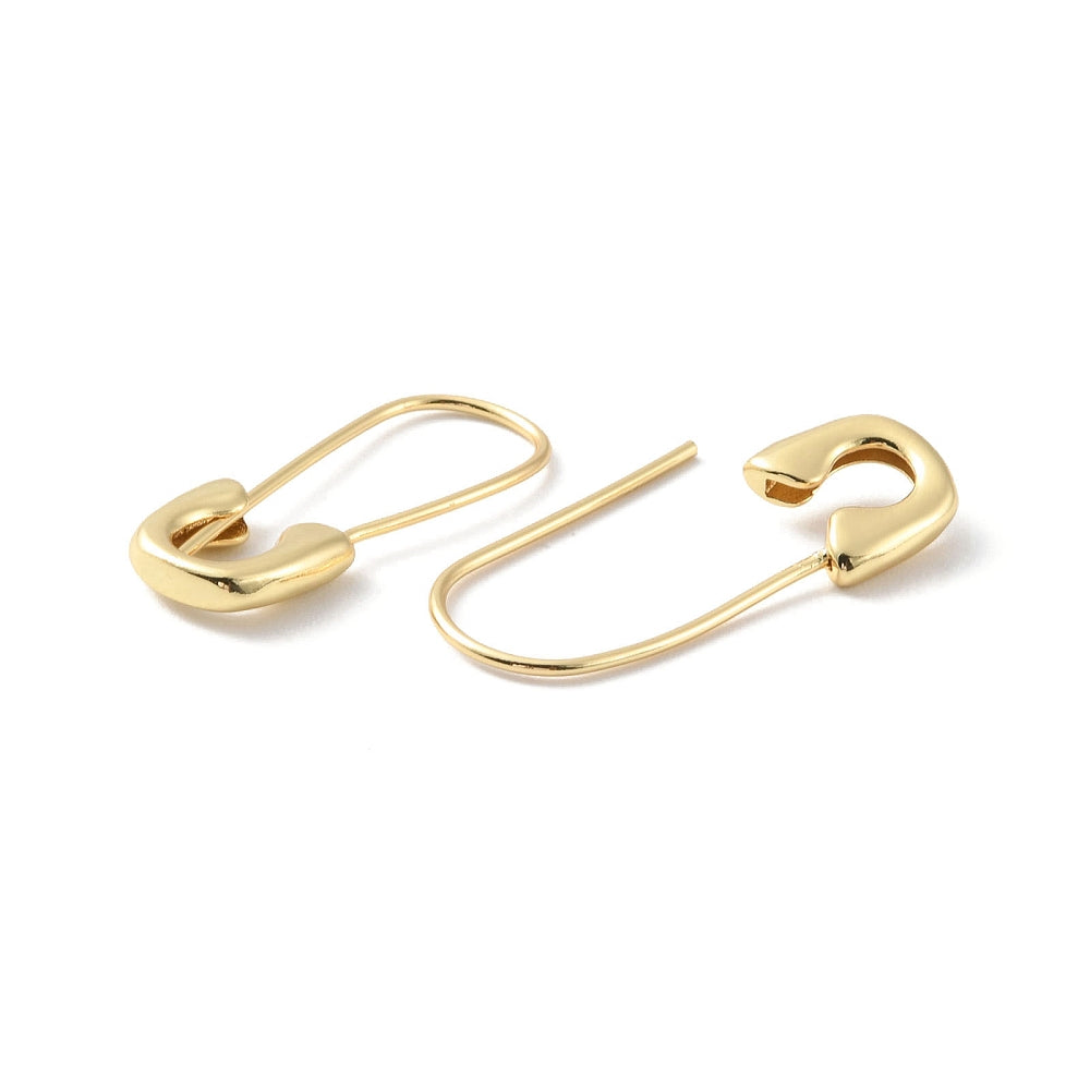 Safety Pin Hoop Earrings