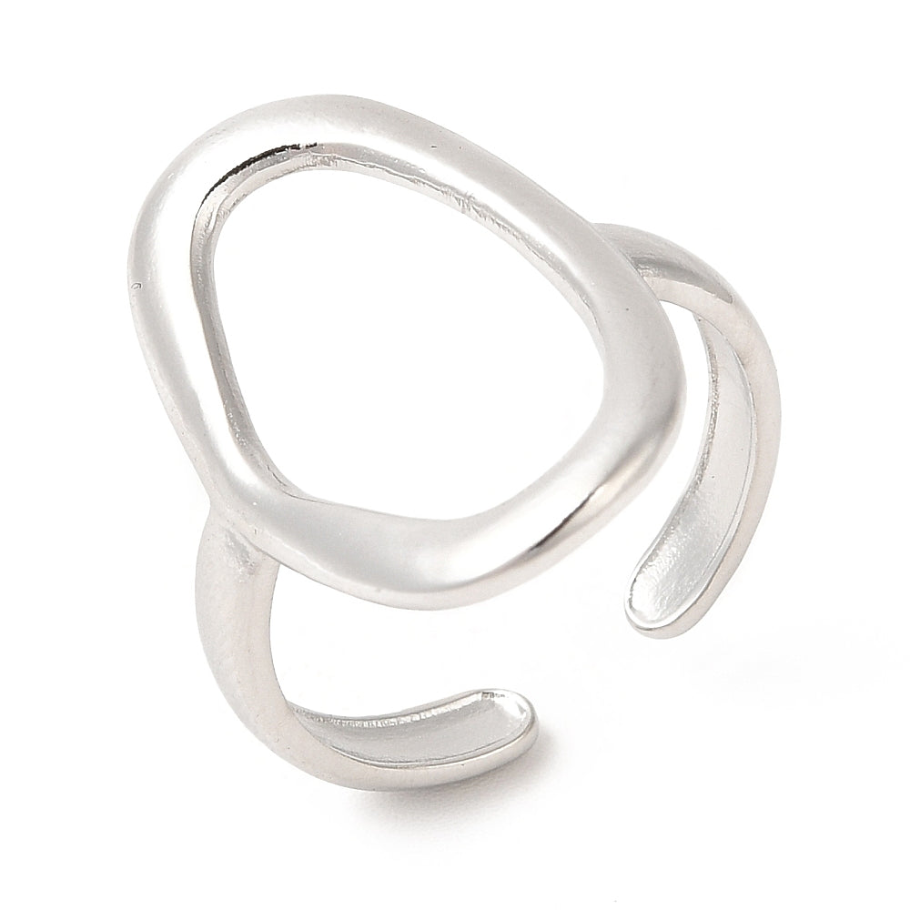 Hollow Oval Ring