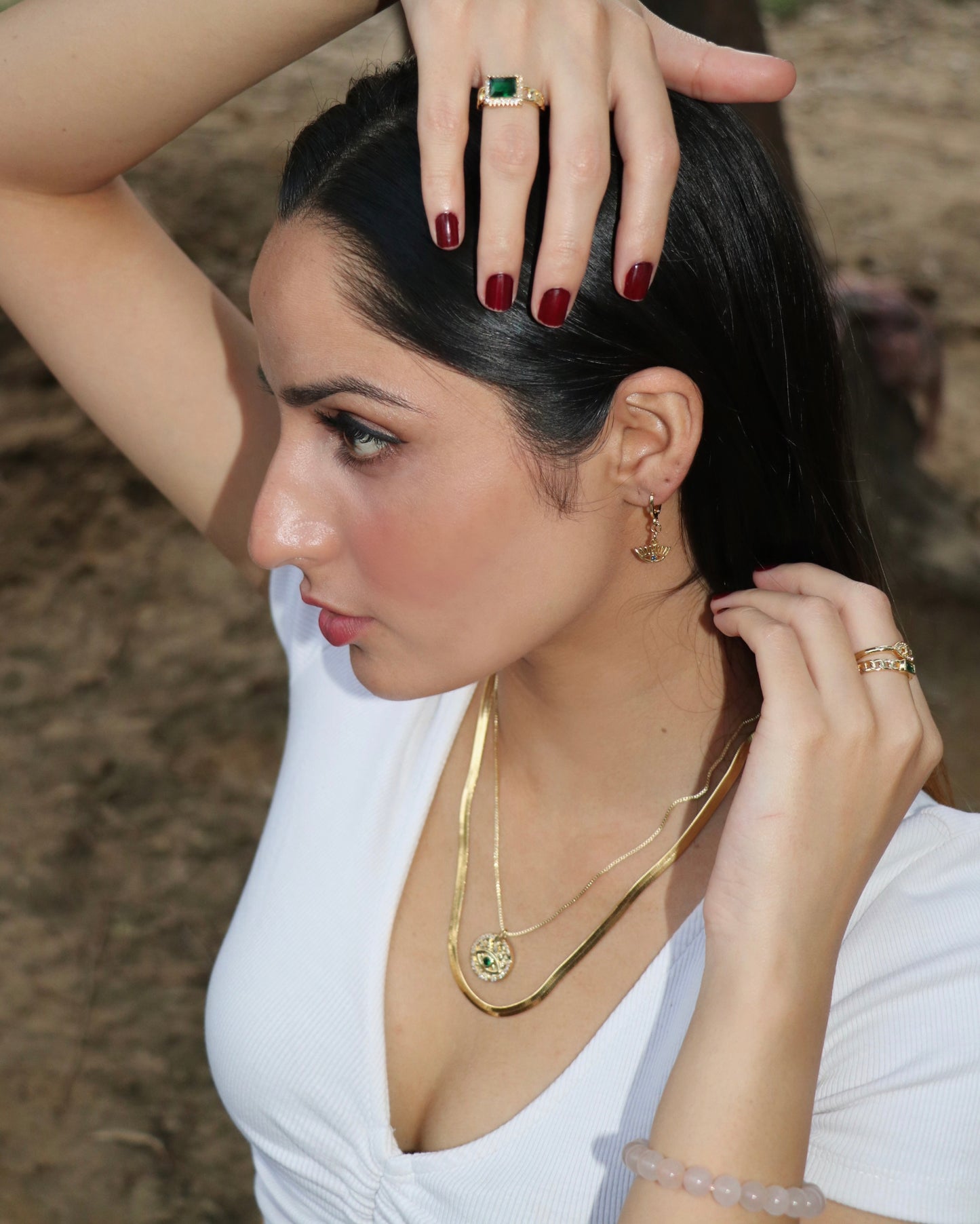 Mila Herringbone Necklace