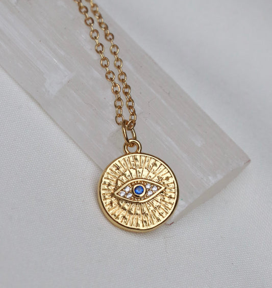 Ojitos Evil Eye Necklace