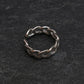 Platinum Isadora Curb Chain Ring