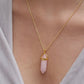 Rose Quartz Double Terminated Necklace