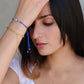 Evil Eye Seed Bead Bracelet (Blue)
