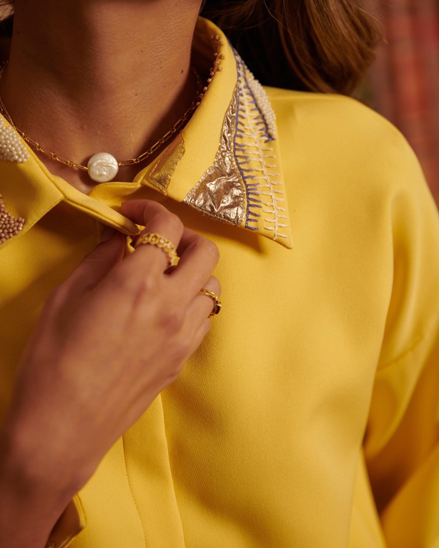 Moon Pearl Necklace