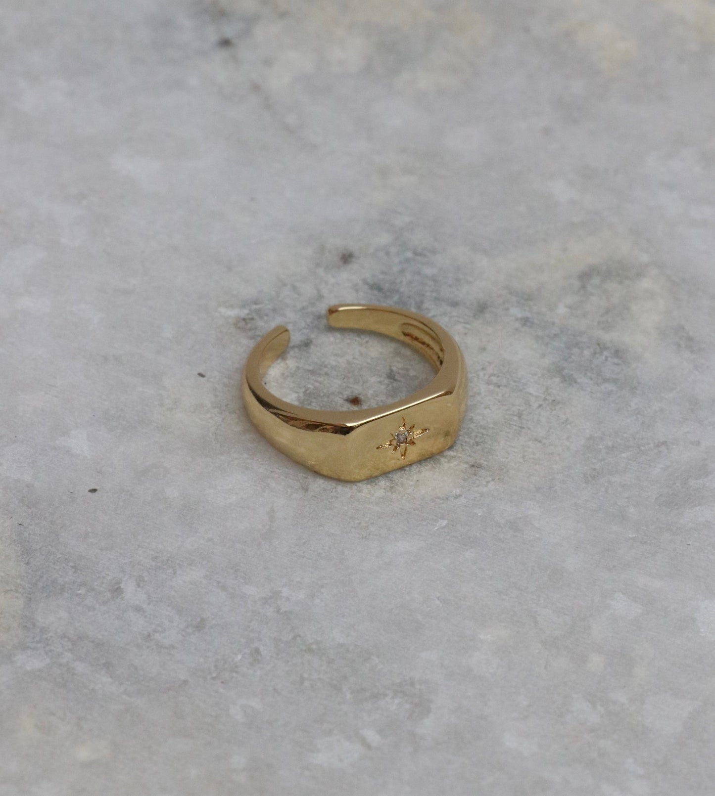 Star Signet Ring