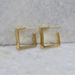 Open Square Hoops