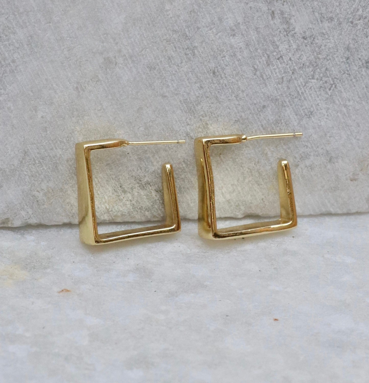 Open Square Hoops